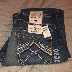Ariat REAL bootcut denim jeans 27x32